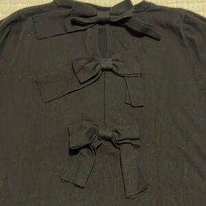 CeCe Sweater with Bow Detail